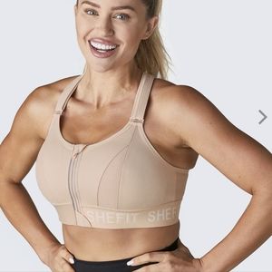 Shefit sports bra size luxe/ large color nude tan beige